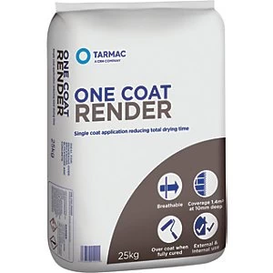 Image of Tarmac Pre Mixed One Coat Render - 25KG