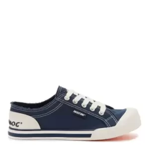 Image of Rocket Dog Jazzin Navy Canvas Low-Top Trainer