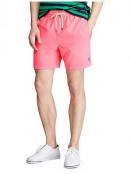 image of Polo Ralph Lauren Traveller Swim Short - Pink Size M Men