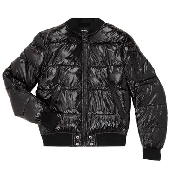 image of Diesel JONY boys's Childrens Jacket in Black - Sizes 8 years,10 years,12 years,14 years