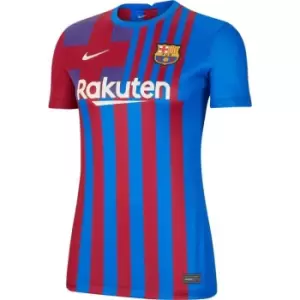 image of Nike Barcelona Home Shirt 2021 2022 Ladies - Blue