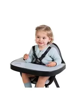 Image of Childhome Evolu Tray Abs Black + Silicone Placemat, One Colour