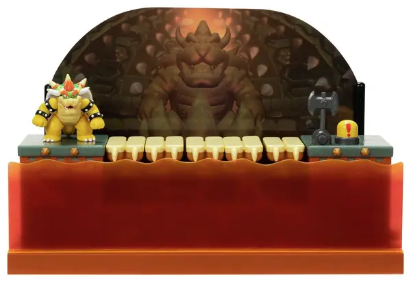 Image of Nintendo Bowsers Bridge Battle Playset