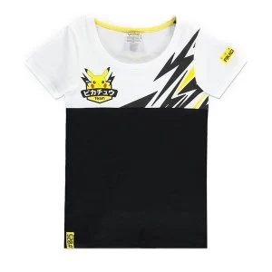 Image of Pokemon - Olympics Team Pika Womens Large T-Shirt - Multi-Colour