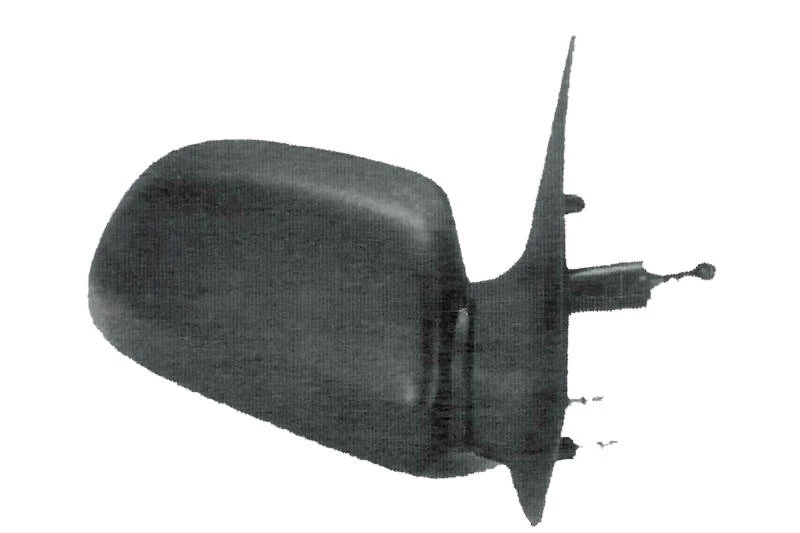 Image of PRASCO RN0577213 Wing mirror Right, black, Electric, Convex Outside Mirror (50)