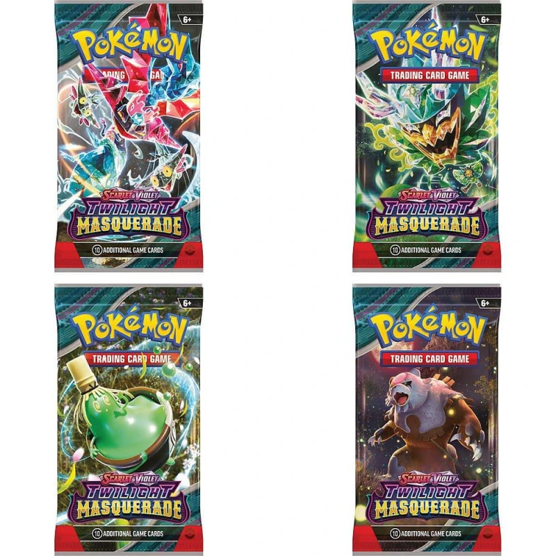Image of Pokemon Pokemon Scarlett & Violet 6 Twilight Masquerade Single Booster Pack Multi unisex