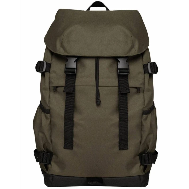 Image of Native Spirit Mens Plain Polyester Backpack in Light Khaki Light Khaki Male