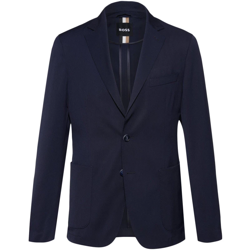 Image of Boss Mens Hanry Classic Blazer Dark Blue male Small