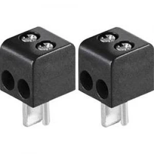 Image of Audio jack Plug straight Number of pins 2 Black BKL Electronic 0205018 2 pcs
