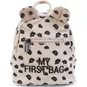 image of Childhome My First Bag childrens rucksack Canvas Leopard 1 pc