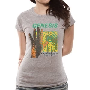 Image of Genesis - Invisible Touch Womens Large T-Shirt - Grey