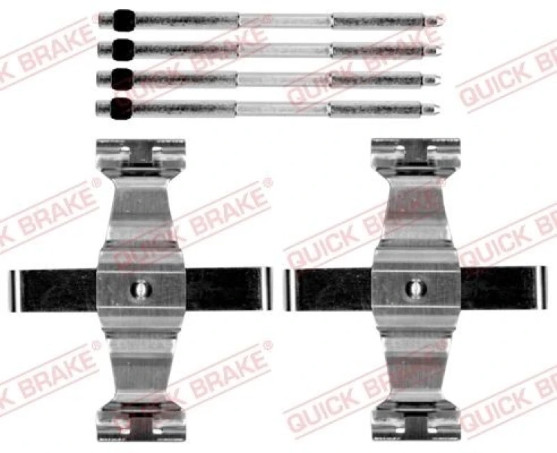 Image of QUICK BRAKE Brake pad fitting kit QUICK BRAKE 109-0109