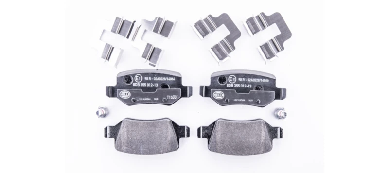 Image of HELLA Brake pad set HELLA 8DB 355 012-131