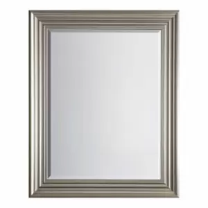 image of Crossland Grove Cheriton Mirror Brushed Steel - 640 X 790mm