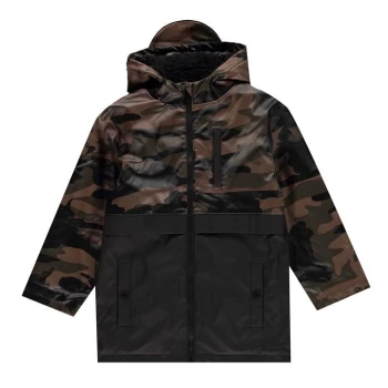 image of Firetrap PU Rain Mac Junior Boys - Camo