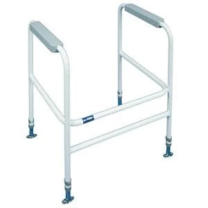 Image of Ashford Floor Fixed Height Adjustable Toilet Frame