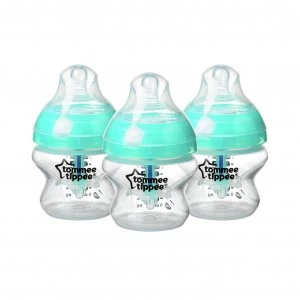 image of Tommee Tippee Advanced Anti-Colic Bottles - 150ml x3