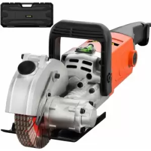 Image of VEVOR Electric Wall Chaser Groove Cutting Machine Depth 35mm Wall Slotting 5pcs Blades Width 33mm, Wall Slotting Machine 7500RPM Wall Cutting Machine