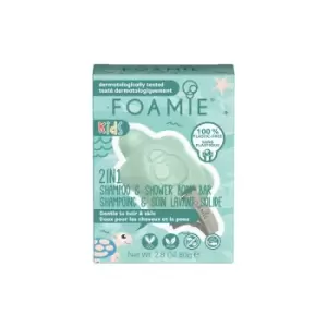 Foamie 2in1 Shampoo & Shower Body Bar For Kids Turtely Cool 80 g