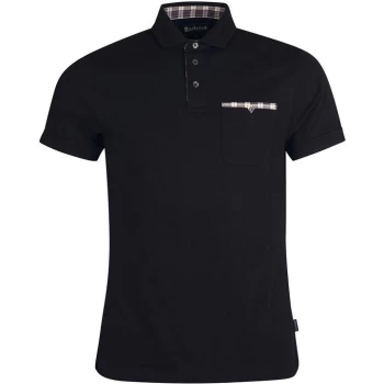 image of Barbour Corpatch Polo Shirt - Black