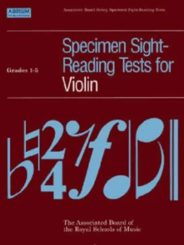 Image of Specimen Sight-Reading Tests for Violin Paperback