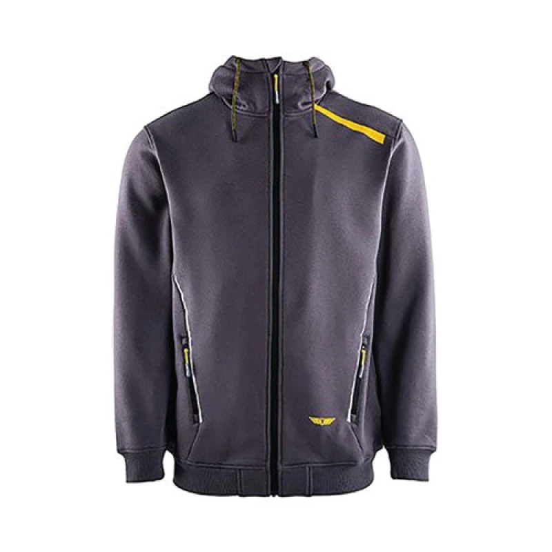 Image of Trojan Trojan Mens Grey Hoodie 2XL 18L4607