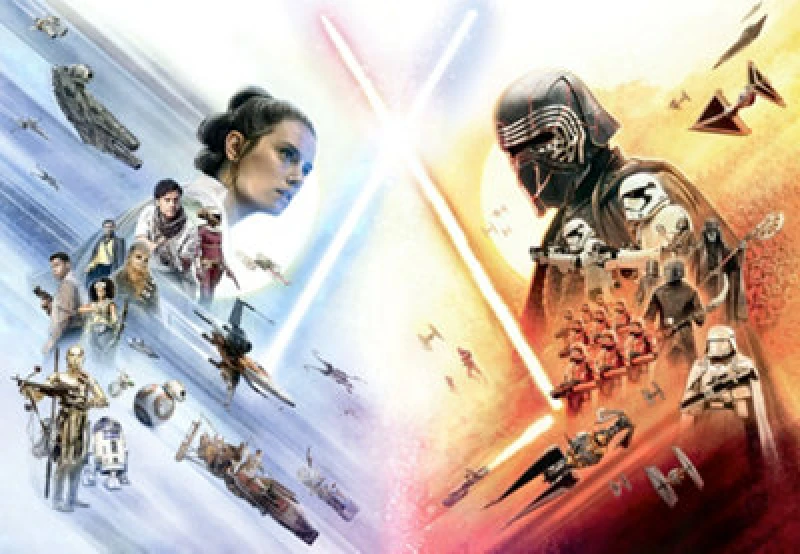 Image of Komar Star Wars Episode 9 Movie Poster Wide Wall Mural, 2.54M X 3.68M