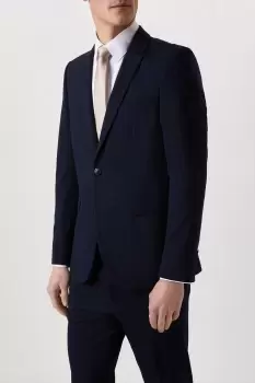 image of Mens Skinny Fit Navy Essential Suit Jacket