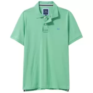 Image of Crew Clothing Mens Classic Pique Polo Shirt Green Space XXL