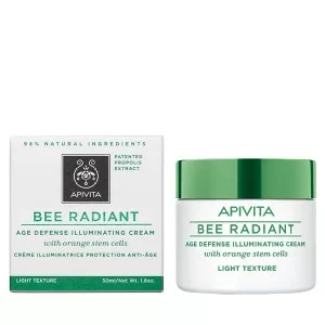 image of Apivita Bee Radiant Anti-Aging Light Cream with Orange Stem Cells 50ml 50ml