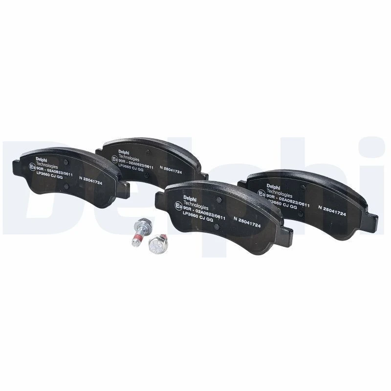 Image of DELPHI Brake pad set DELPHI LP3660