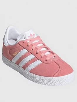 Image of Adidas Originals Childrens Gazelle Trainers - Pink