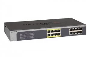 image of Netgear Prosafe Plus Unmanaged 16 PoE Port