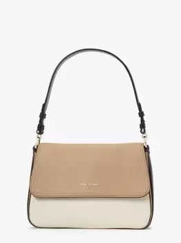 Image of Hudson Colorblocked Medium Convertible Shoulder Bag - Cream - One Size