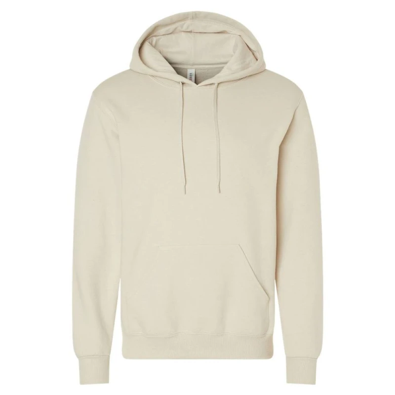Image of JERZEES Mens Premium Hoodie in Beige Size: Large Beige Male L