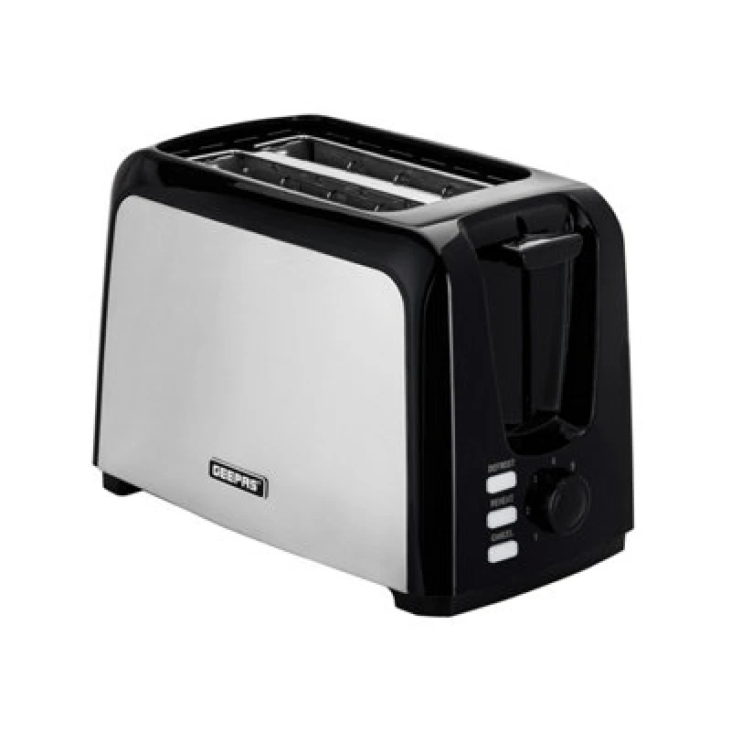 Image of Geepas 2 Slice Bread Toaster With 7 Level Browning Control