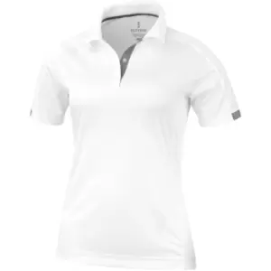 image of Elevate Womens/Ladies Kiso Short Sleeve Polo (XL) (White)