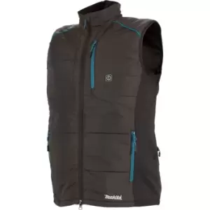 Image of Makita DCV202Z 18v LXT Heated Bodywarmer Black L