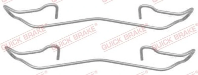Image of QUICK BRAKE Brake pad fitting kit QUICK BRAKE 109-1187
