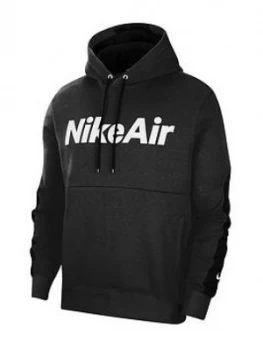 Image of Nike Sportswear Air Overhead Hoodie, Black Size M Men