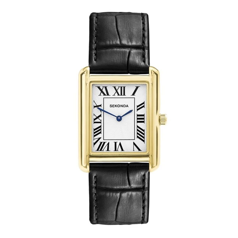 Image of Sekonda 30270 Clement Black Leather Strap Watch - W31429