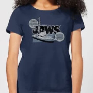 Image of Jaws Orca 75 Womens T-Shirt - Navy - L