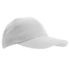 Image of SOLS Unisex Buffalo 6 Panel Baseball Cap (ONE) (White)