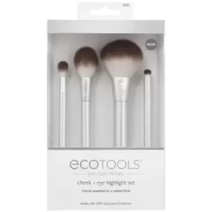 image of EcoTools Precious Metals Cheek and Eye Highlight Set