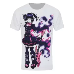 Image of Tokyo Spirit Mens Gosu T-Shirt (M) (White/Violet)