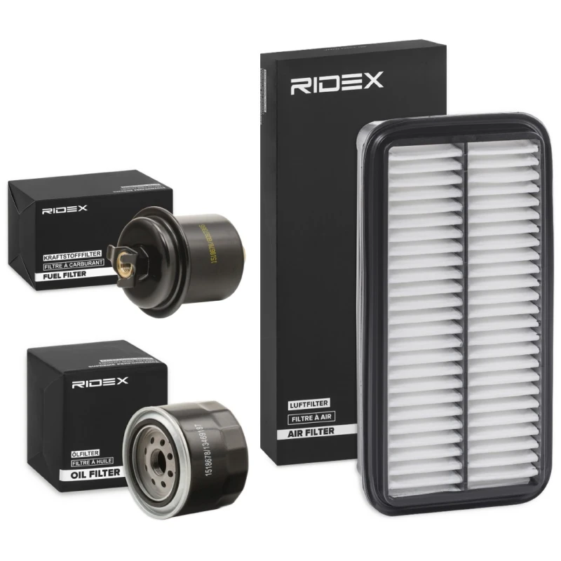 Image of RIDEX 4055F23580 Filter Set with air filter Filter Set (4055)