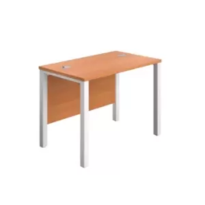 Image of 1000X600 Goal Post Rectangular Desk Beech-White