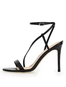 image of Guess Kadera Strappy Heel - Black, Size 37, Women