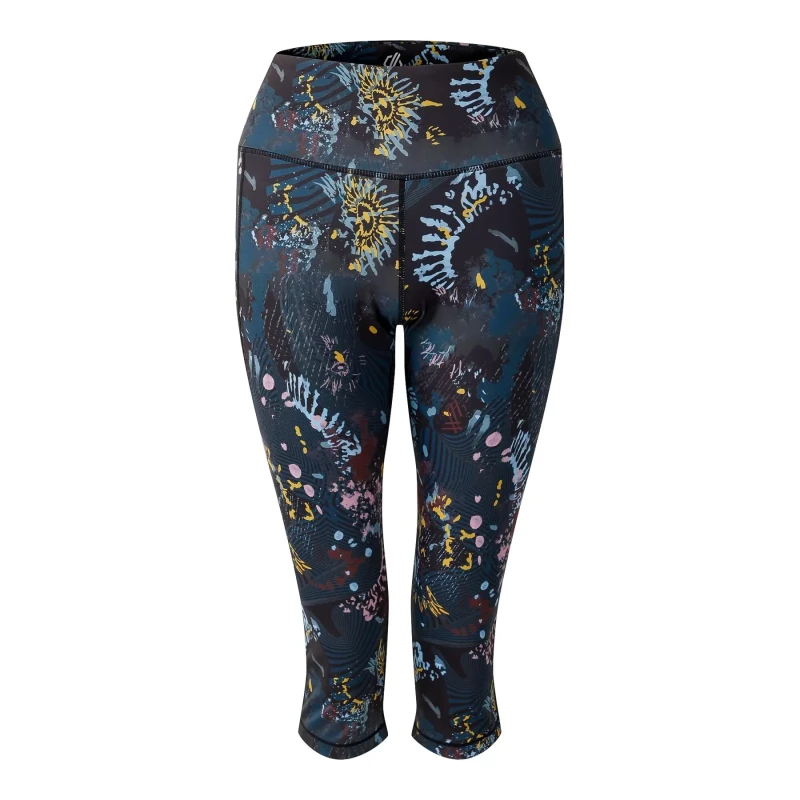 Image of Womens 3/4 leggings Dare 2B Influential II Noir Female 38
