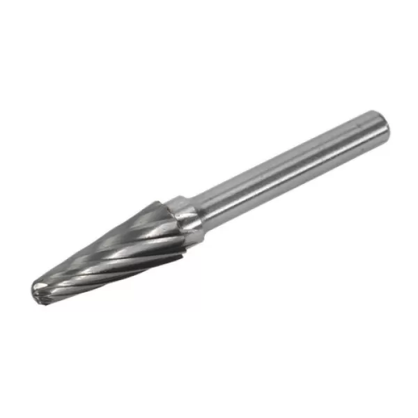 image of Genuine SEALEY SDBC6 Tungsten Carbide Rotary Burr Conical Ball Ripper/Coarse